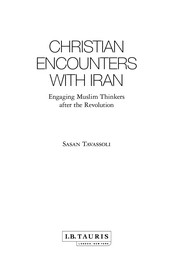 Front cover of Christian encounters with Iran by Sasan Tavassoli