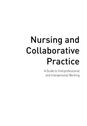 Cover of Nursing and collaborative practice by Benny Goodman
