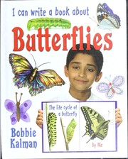 Front cover of I can write a book about butterflies by Bobbie Kalman