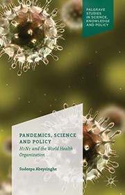 Front cover of Pandemics, Science and Policy by S. Abeysinghe