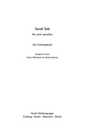 Cover of Small Talk by Stephan Lermer