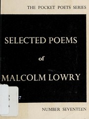 Front cover of Selected Poems of Malcolm Lowry by Malcolm Lowry