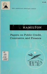 Cover of Papers on public credit, commerce and finance by Alexander Hamilton