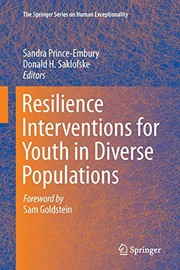 Front cover of Resilience Interventions for Youth in Diverse Populations by Sandra Prince-Embury