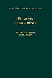 Front cover of Elements of KK-Theory by Kjeld Knudsen Jensen