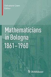 Front cover of Mathematicians in Bologna 1861–1960 by Salvatore COEN