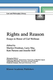 Cover of Rights and Reason by Marilyn Friedman
