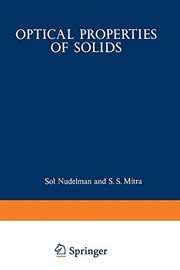 Front cover of Optical Properties of Solids by S. Mitra