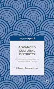 Front cover of Advanced Cultural Districts by Alberto Francesconi