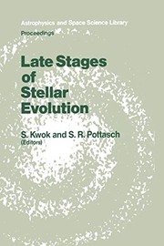 Front cover of Late Stages of Stellar Evolution by S. Kwok S. R. Pottasch