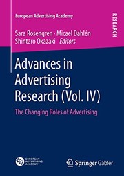 Cover of Advances in Advertising Research by Sara Rosengren