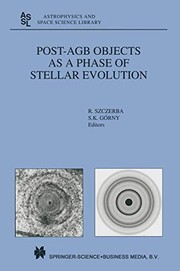 Cover of Post-AGB Objects as a Phase of Stellar Evolution by R. Szczerba