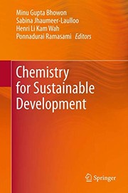 Cover of Chemistry for Sustainable Development by Minu Gupta Bhowon