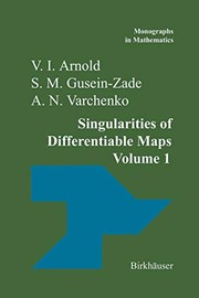 Front cover of Singularities of Differentiable Maps : Volume I by V.I. Arnold
