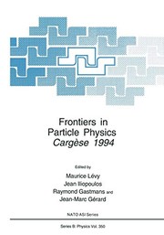 Front cover of Frontiers in Particle Physics by Jean-Marc Gérard