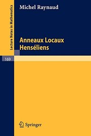 Front cover of Anneaux locaux henséliens by Michel Raynaud