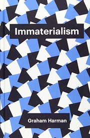 Cover of Immaterialism by Graham Harman