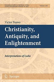 Cover of Christianity, Antiquity, and Enlightenment by Victor Nuovo