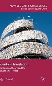 Cover of Security in Translation by H. Stritzel