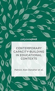 Front cover of Contemporary Capacity-Building in Educational Contexts by Patrick Alan Danaher