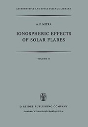 Front cover of Ionospheric effects of solar flares by A. P. Mitra