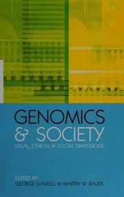 Front cover of Genomics and society by George Gaskell