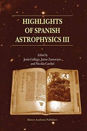 Front cover of Highlights of Spanish Astrophysics III by Jesús Gallego