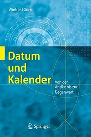 Cover of Datum und Kalender by Winfried Görke