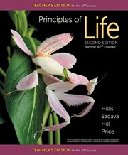 Front cover of Teacher's Edition for Principles of Life by Hillis