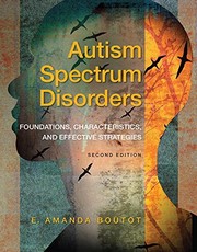 Cover of Autism Spectrum Disorders by E. Amanda Boutot