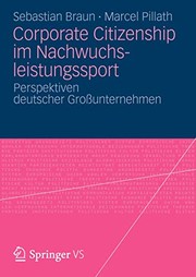 Front cover of Corporate Citizenship im Nachwuchsleistungssport by Sebastian Braun