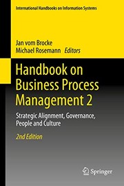 Cover of Handbook on Business Process Management 2 by Jan vom Brocke
