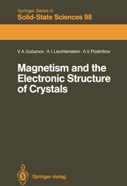 Front cover of Magnetism and the Electronic Structure of Crystals by Vladimir A. Gubanov