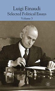 Front cover of Luigi Einaudi : Selected Political Essays by Domenico da Empoli