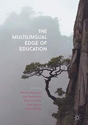 Front cover of The Multilingual Edge of Education by Piet Van Avermaet