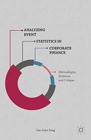 Front cover of Analyzing Event Statistics in Corporate Finance by Jau-Lian Jeng