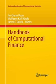 Front cover of Handbook of computational finance by Jin-Chuan Duan