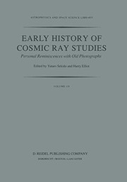 Front cover of Early History of Cosmic Ray Studies by Yataro Sekido