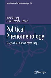 Front cover of Political Phenomenology by Hwa Yol Jung