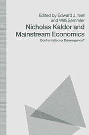 Cover of Nicholas Kaldor and Mainstream Economics by Edward J. Nell