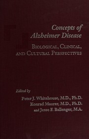 Cover of Concepts of Alzheimer disease by Konrad Maurer