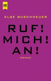 Cover of Ruf. Mich. An by Else Buschheuer