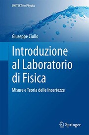 Front cover of Introduzione al Laboratorio di Fisica by Giuseppe Ciullo