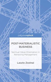 Front cover of Post-Materialist Business by László Zsolnai