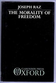 Front cover of The morality of freedom by Joseph Raz
