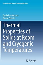 Front cover of Thermal Properties of Solids at Room and Cryogenic Temperatures by Guglielmo Ventura