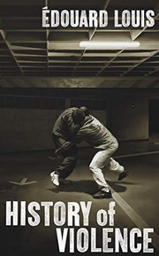 Cover of History of violence by Édouard Louis