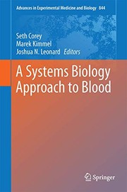 Front cover of A Systems Biology Approach to Blood by Seth Joel Corey