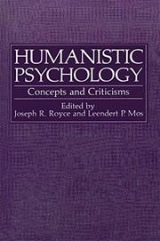Cover of Humanistic psychology by Joseph Royce