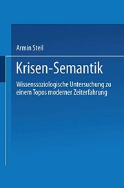 Cover of Krisensemantik by Armin Steil